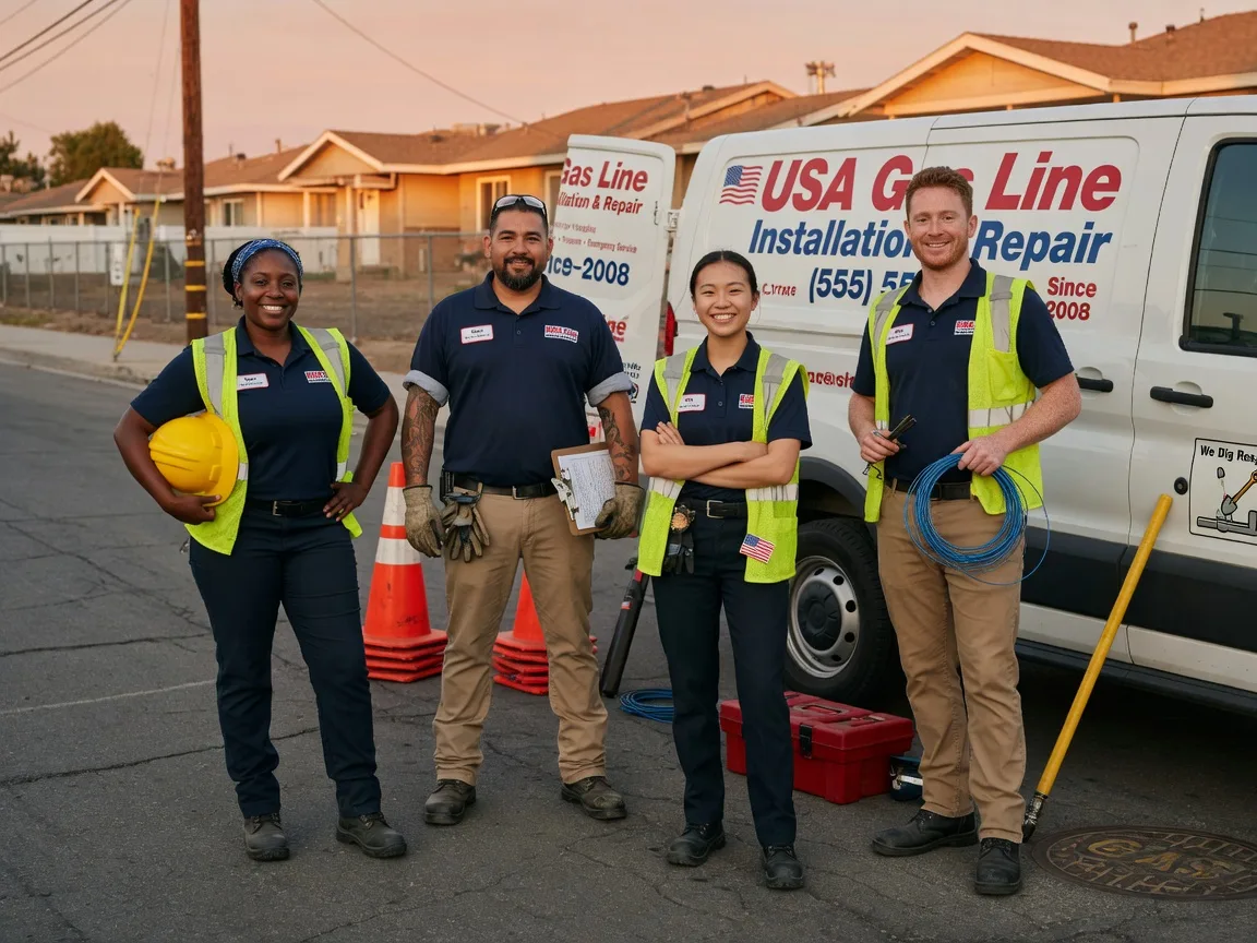 Gas Line Installation company in Summit Hill, PA